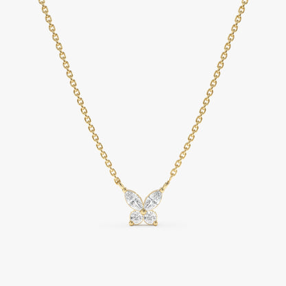 1.0 CT Round Bezel Solitaire Lab Grown Diamond Necklace