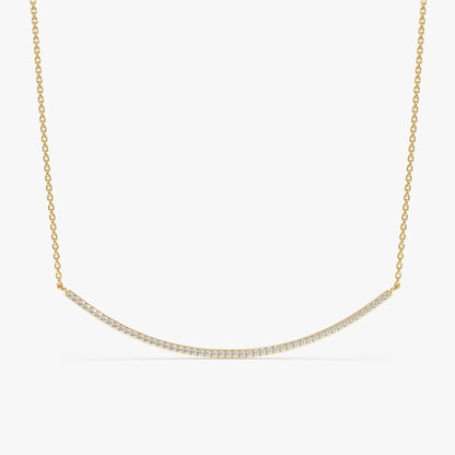 1.0 CT Round Bezel Solitaire Lab Grown Diamond Necklace