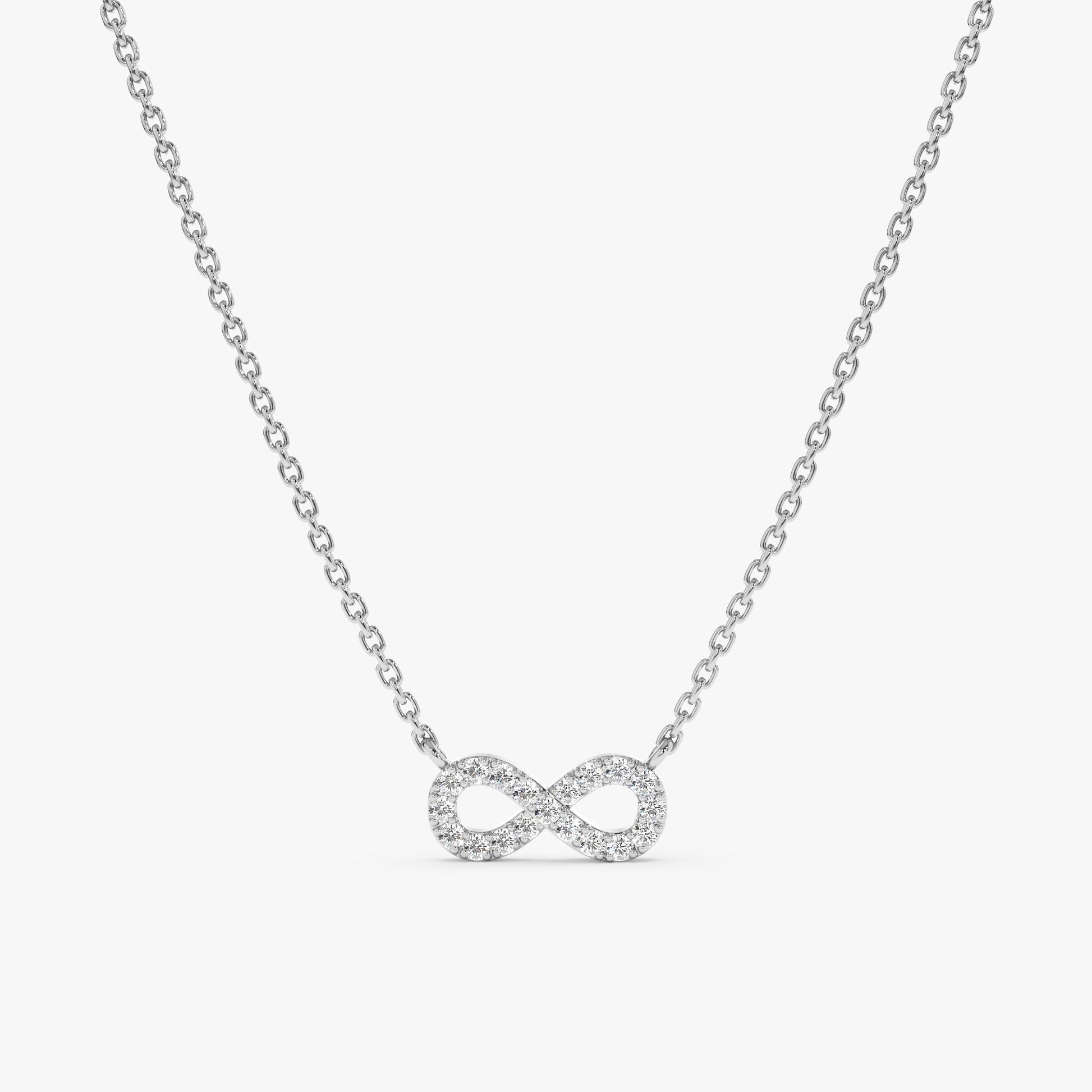 1.0 CT Round Bezel Solitaire Lab Grown Diamond Necklace
