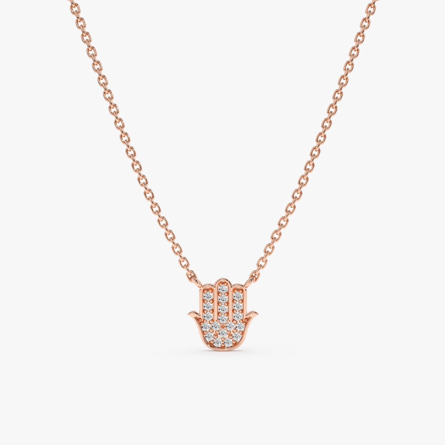 1.0 CT Round Bezel Solitaire Lab Grown Diamond Necklace