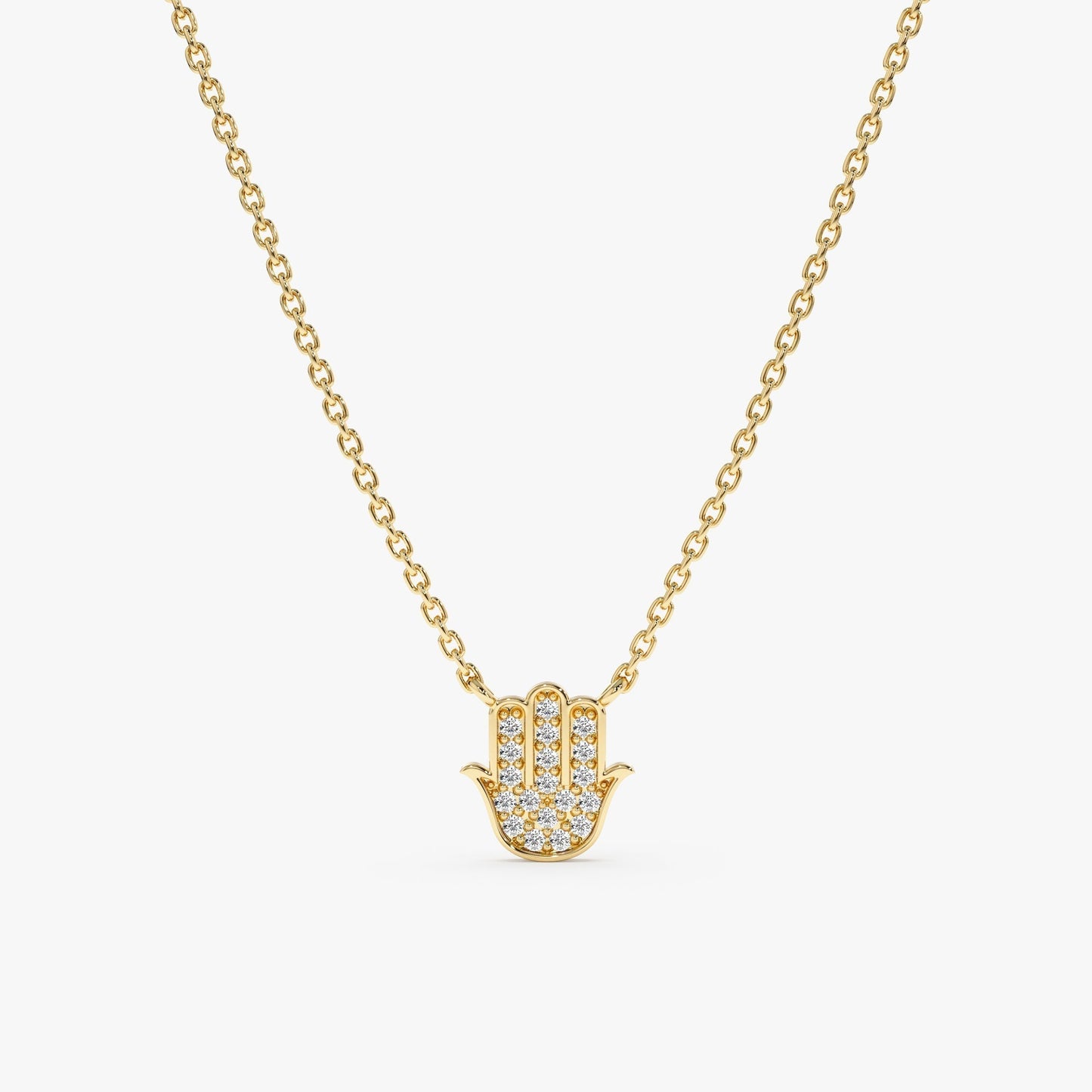 1.0 CT Round Bezel Solitaire Lab Grown Diamond Necklace