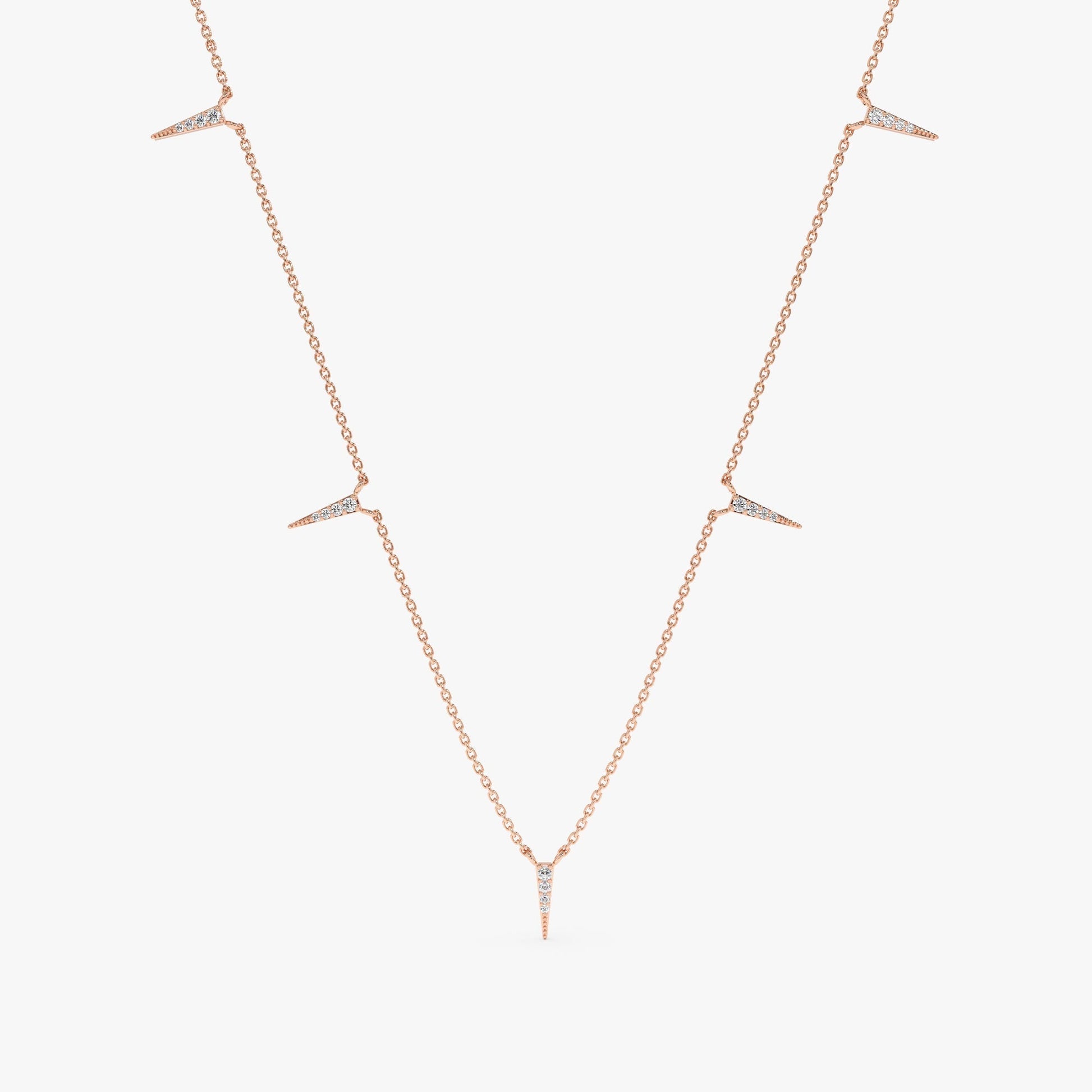 1.0 CT Round Bezel Solitaire Lab Grown Diamond Necklace