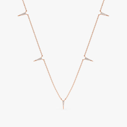 1.0 CT Round Bezel Solitaire Lab Grown Diamond Necklace