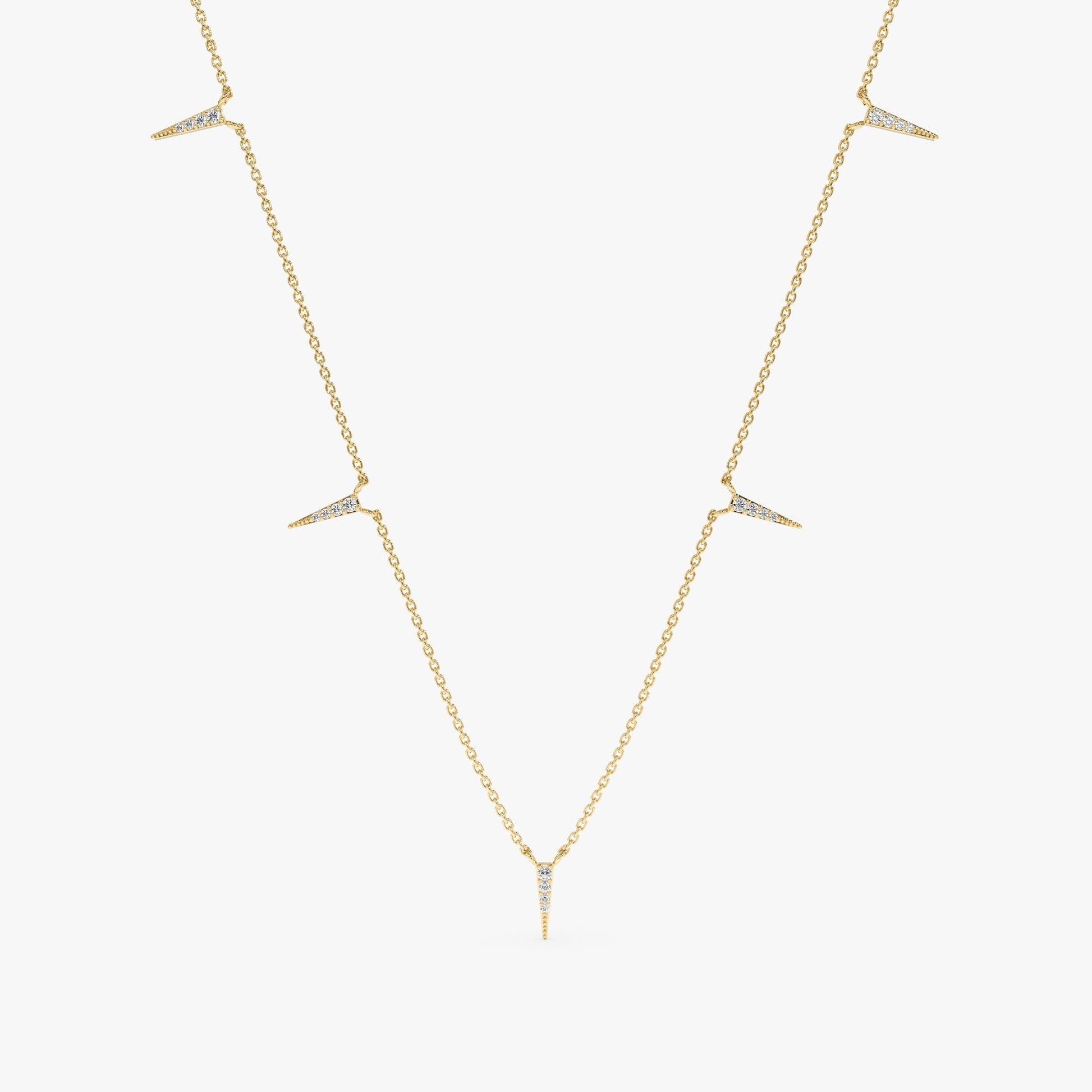 1.0 CT Round Bezel Solitaire Lab Grown Diamond Necklace