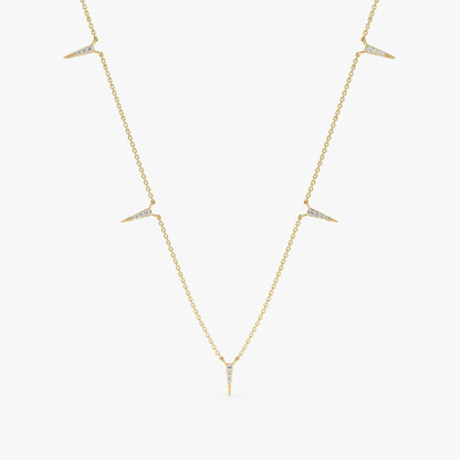 1.0 CT Round Bezel Solitaire Lab Grown Diamond Necklace