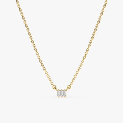 1.0 CT Round Bezel Solitaire Lab Grown Diamond Necklace