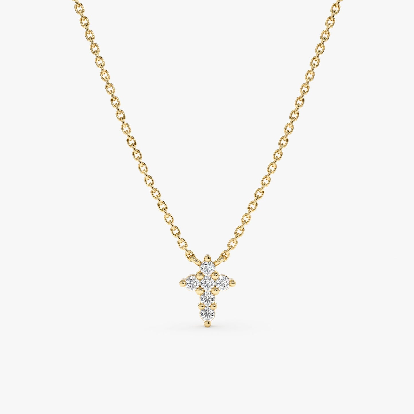 1.0 CT Round Bezel Solitaire Lab Grown Diamond Necklace
