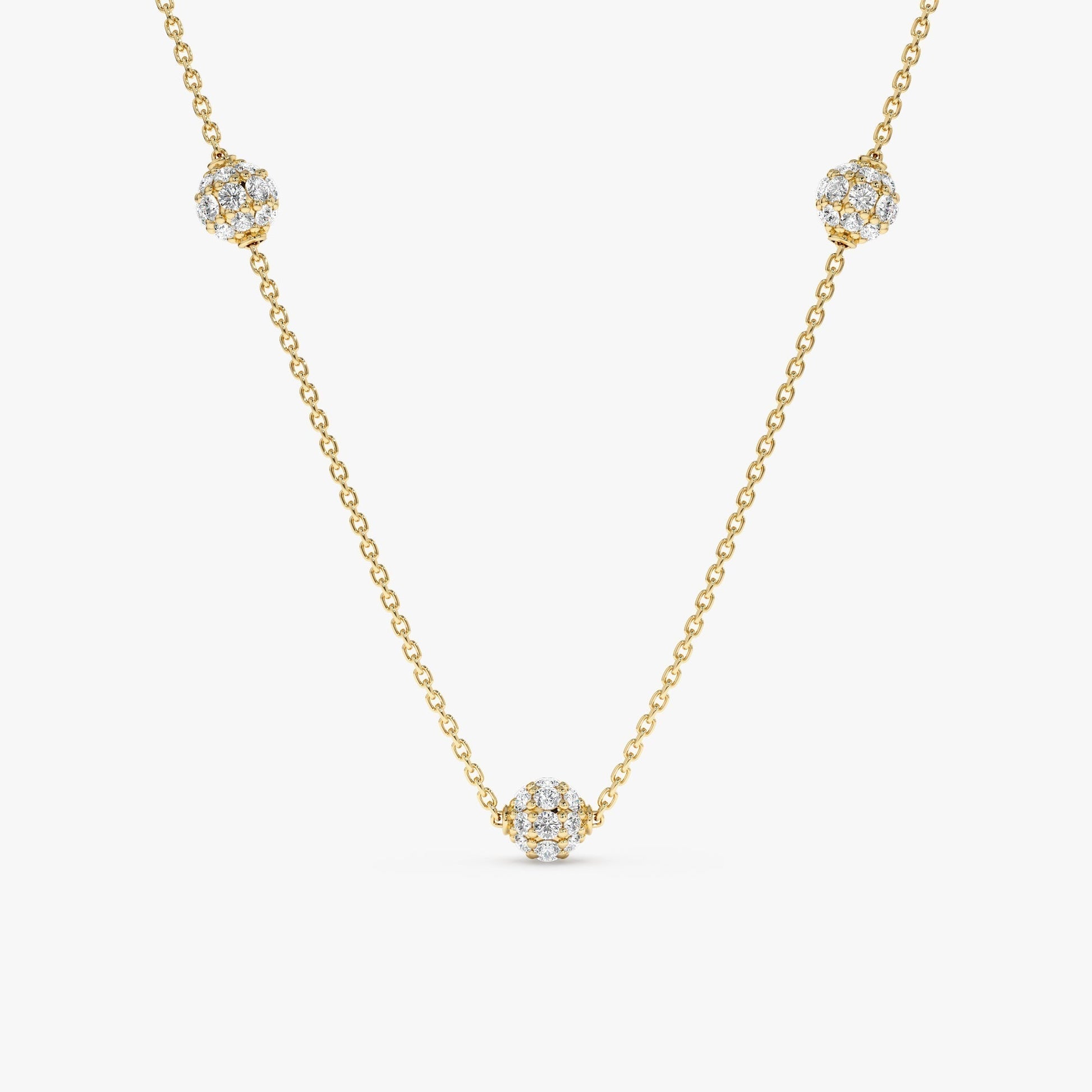 1.0 CT Round Bezel Solitaire Lab Grown Diamond Necklace