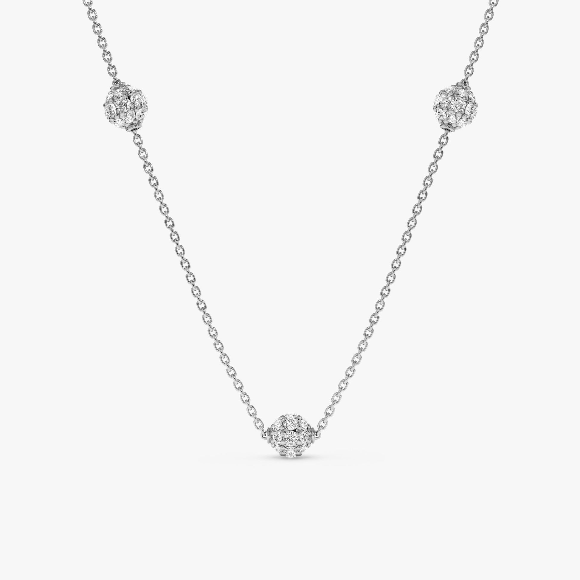1.0 CT Round Bezel Solitaire Lab Grown Diamond Necklace