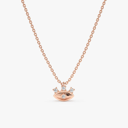 1.0 CT Round Bezel Solitaire Lab Grown Diamond Necklace