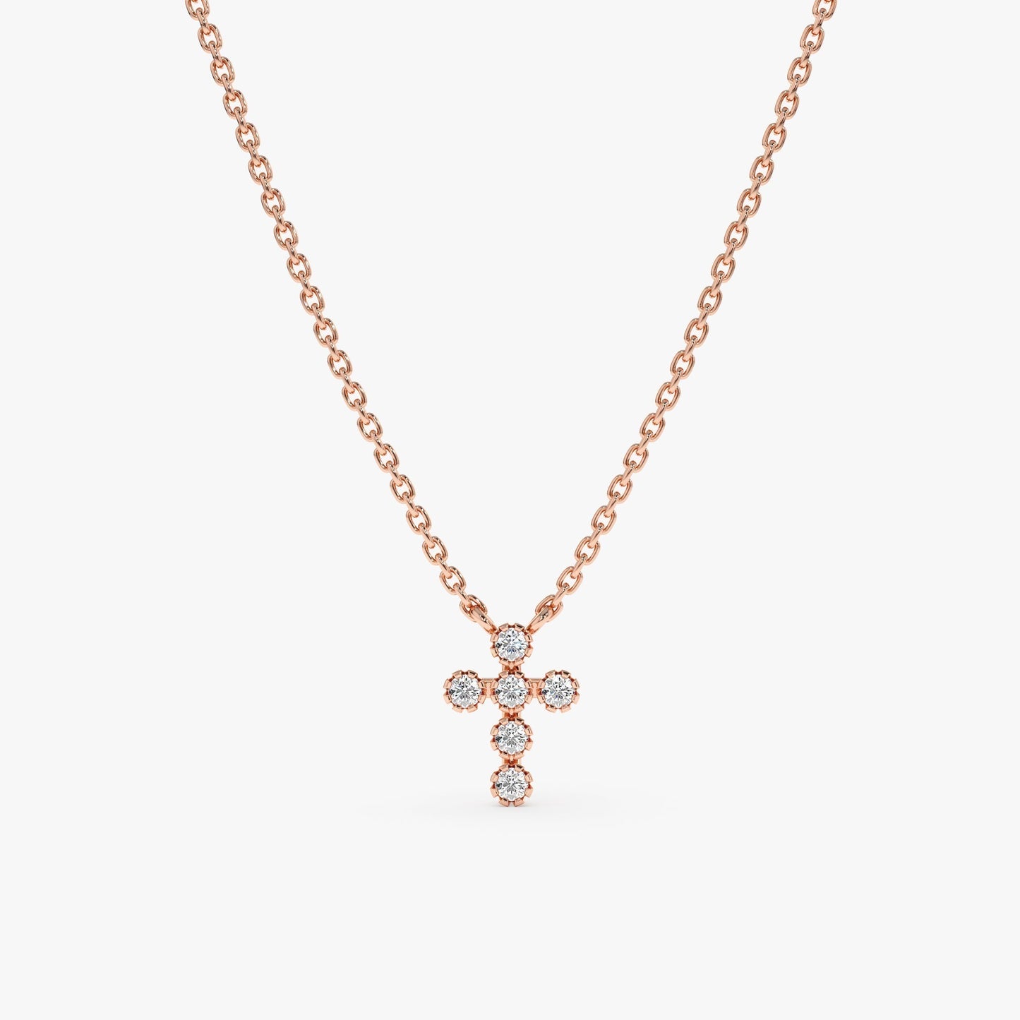 1.0 CT Round Bezel Solitaire Lab Grown Diamond Necklace