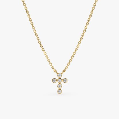 1.0 CT Round Bezel Solitaire Lab Grown Diamond Necklace