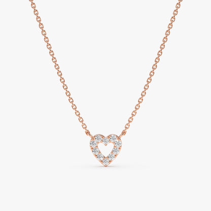 1.0 CT Round Bezel Solitaire Lab Grown Diamond Necklace