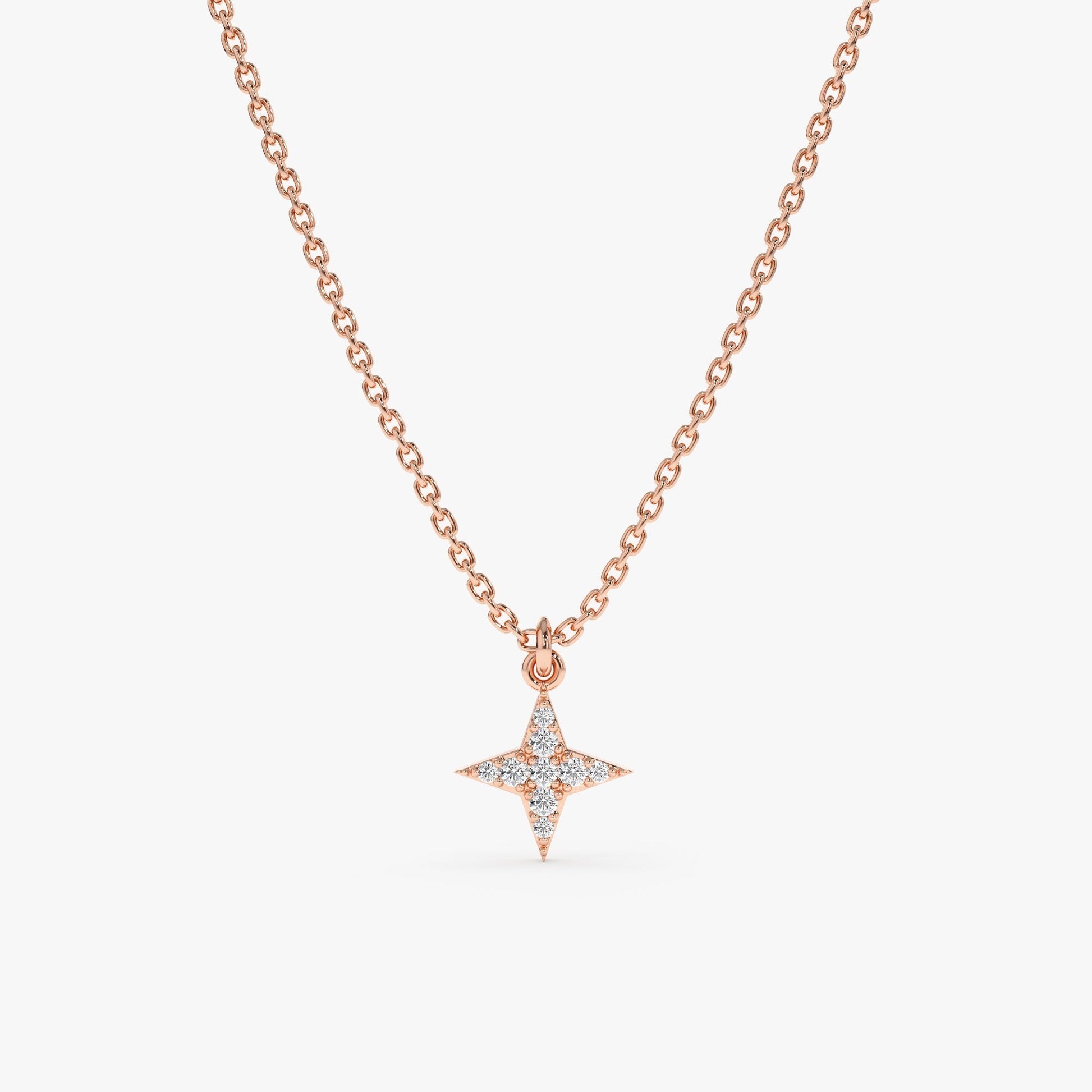 1.0 CT Round Bezel Solitaire Lab Grown Diamond Necklace