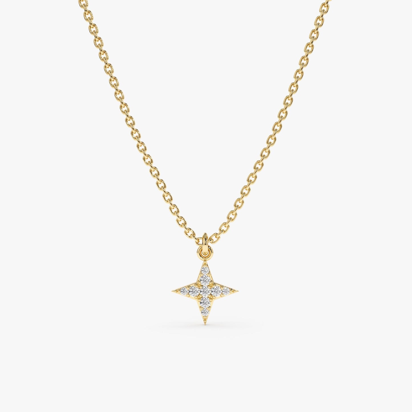 1.0 CT Round Bezel Solitaire Lab Grown Diamond Necklace