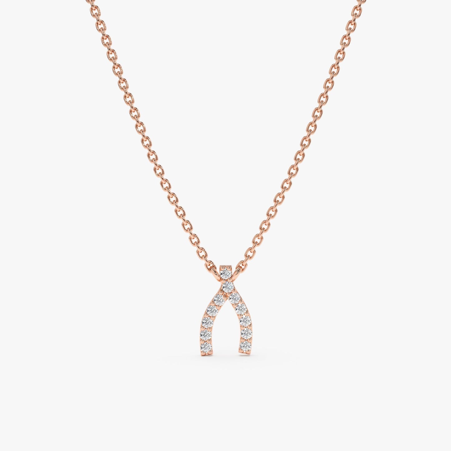 1.0 CT Round Bezel Solitaire Lab Grown Diamond Necklace