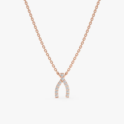 1.0 CT Round Bezel Solitaire Lab Grown Diamond Necklace