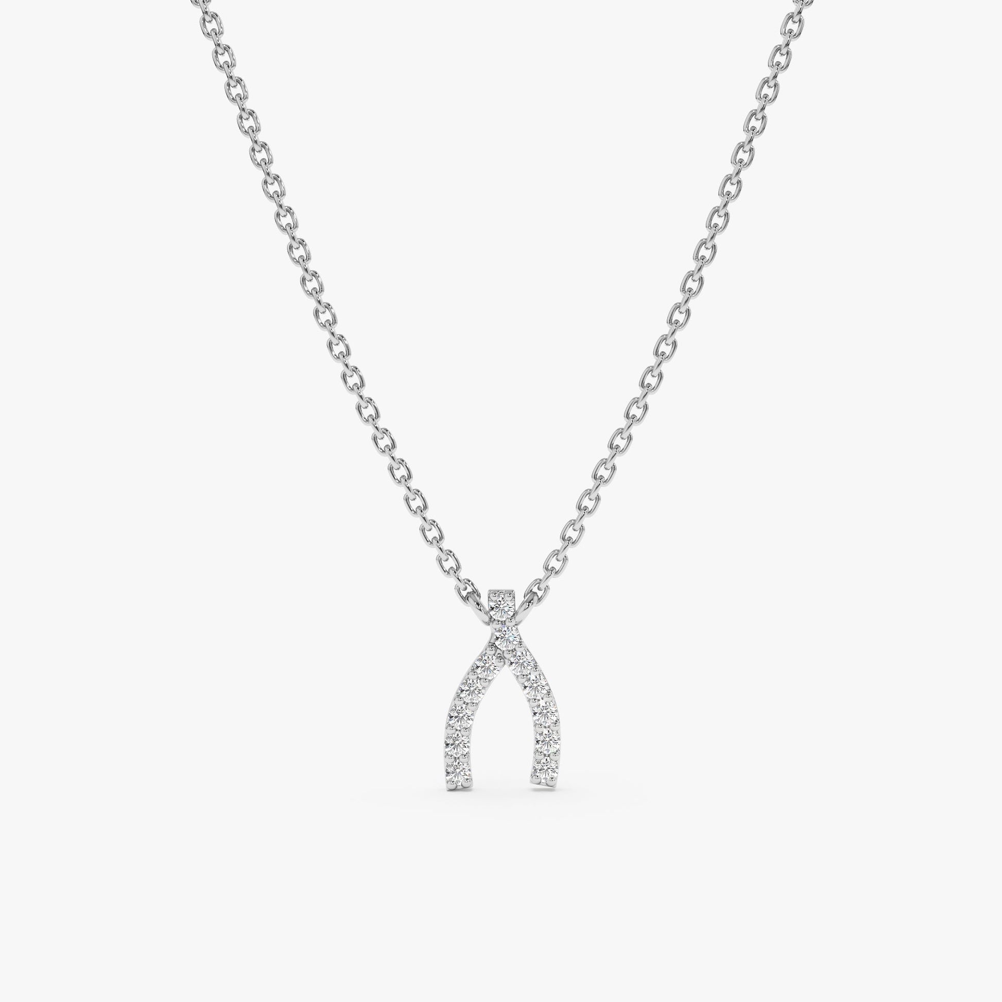 1.0 CT Round Bezel Solitaire Lab Grown Diamond Necklace