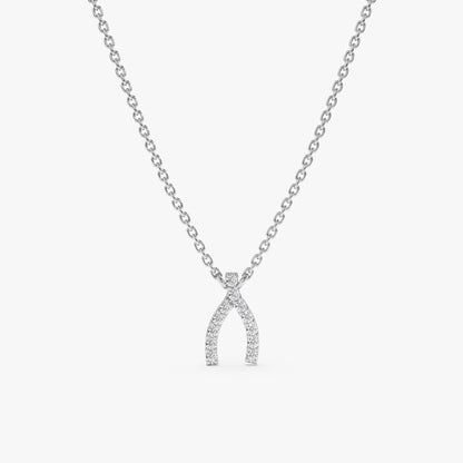 1.0 CT Round Bezel Solitaire Lab Grown Diamond Necklace