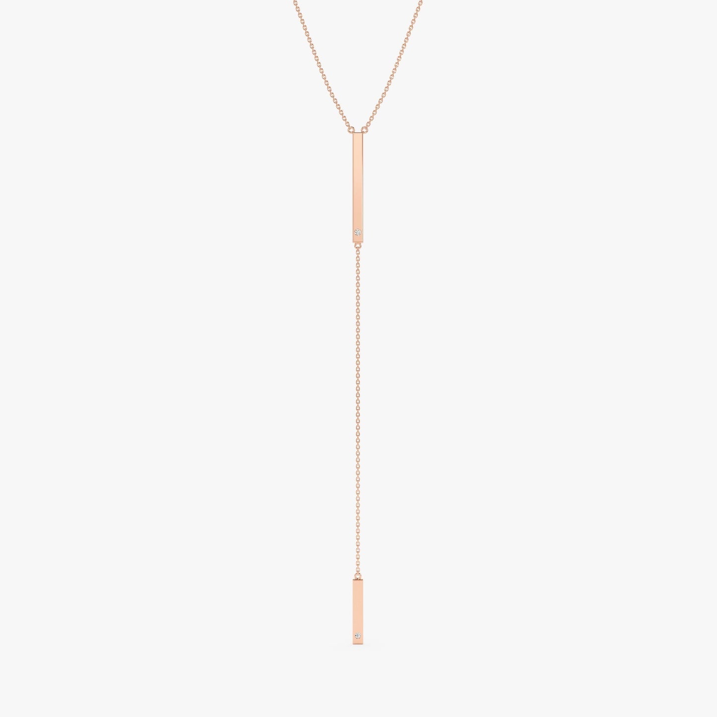 1.0 CT Round Bezel Solitaire Lab Grown Diamond Necklace