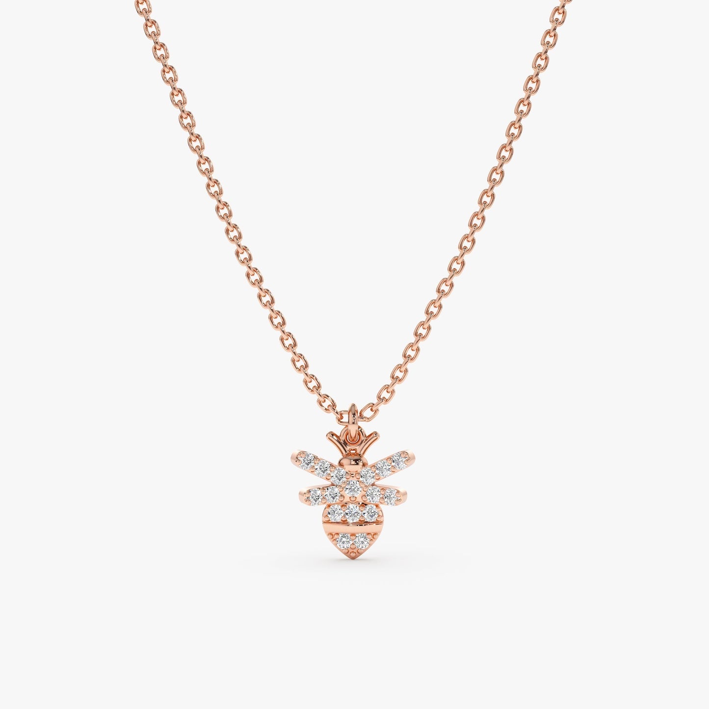 1.0 CT Round Bezel Solitaire Lab Grown Diamond Necklace