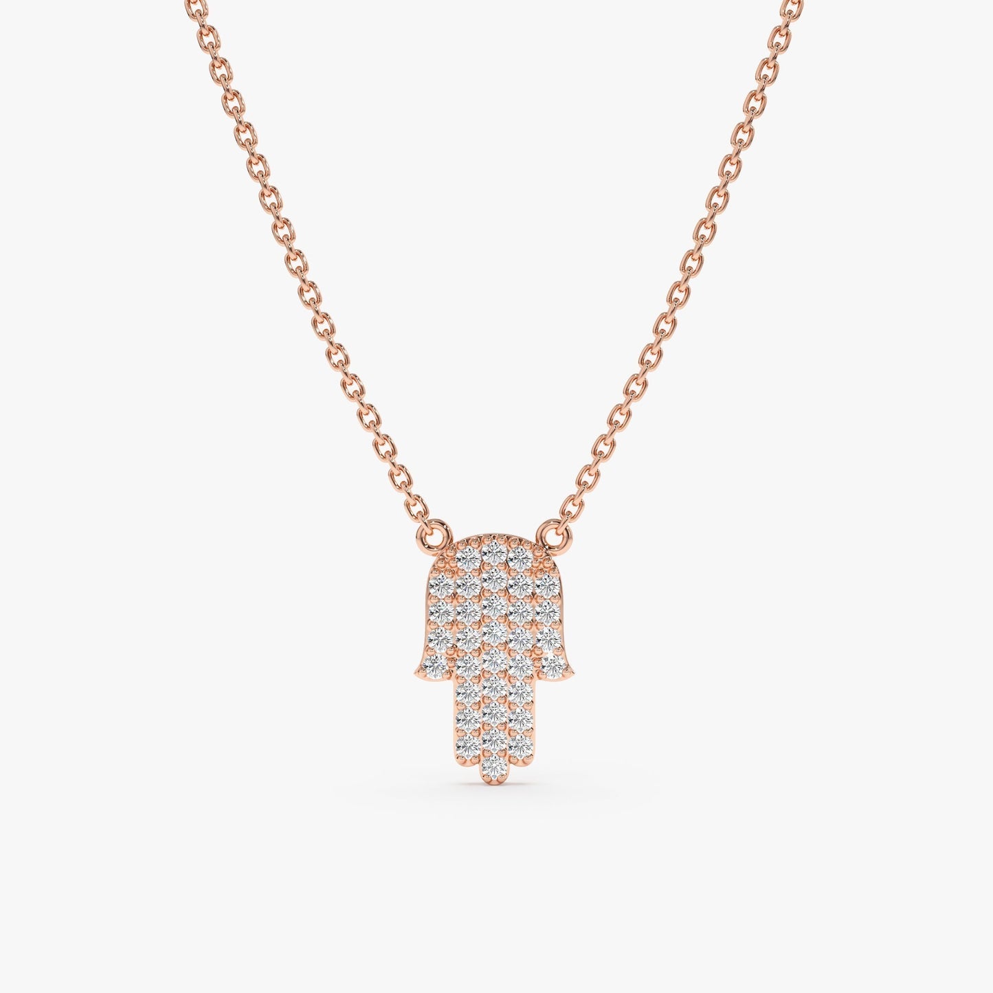 1.0 CT Round Bezel Solitaire Lab Grown Diamond Necklace