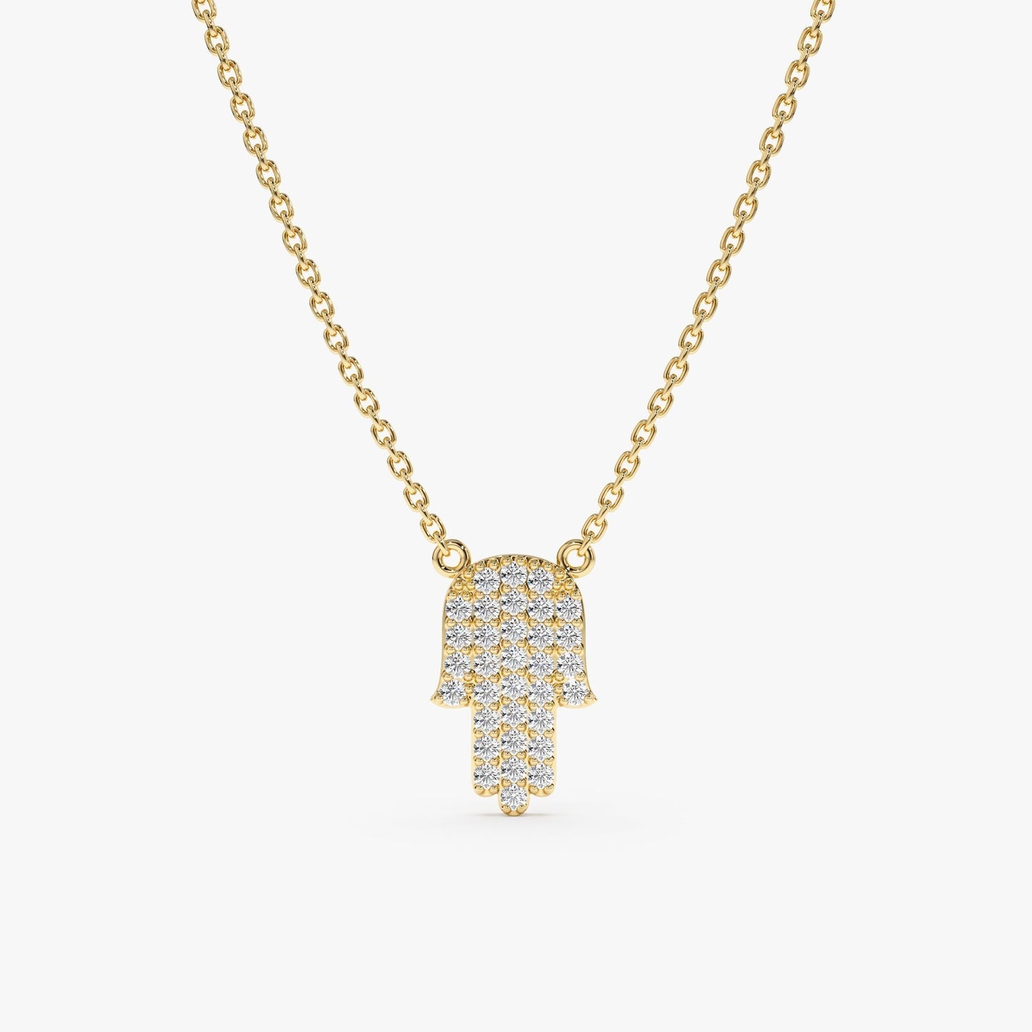 1.0 CT Round Bezel Solitaire Lab Grown Diamond Necklace