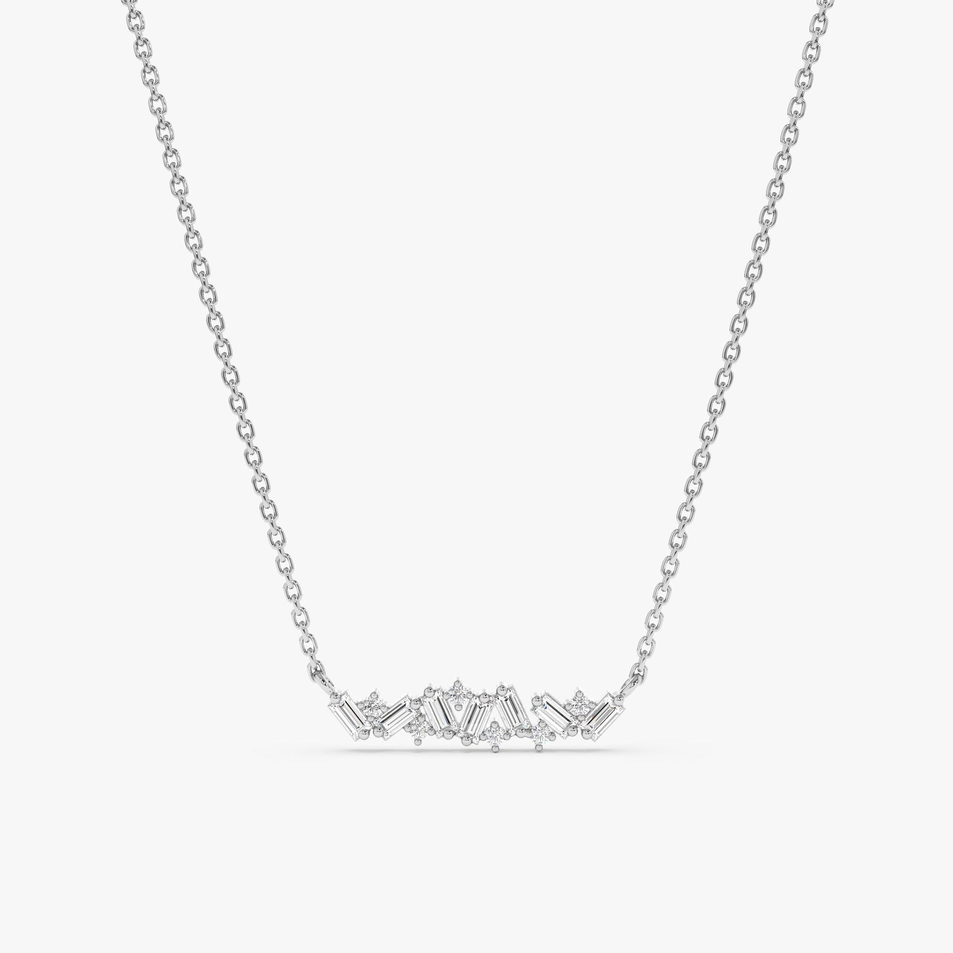 1.0 CT Round Bezel Solitaire Lab Grown Diamond Necklace