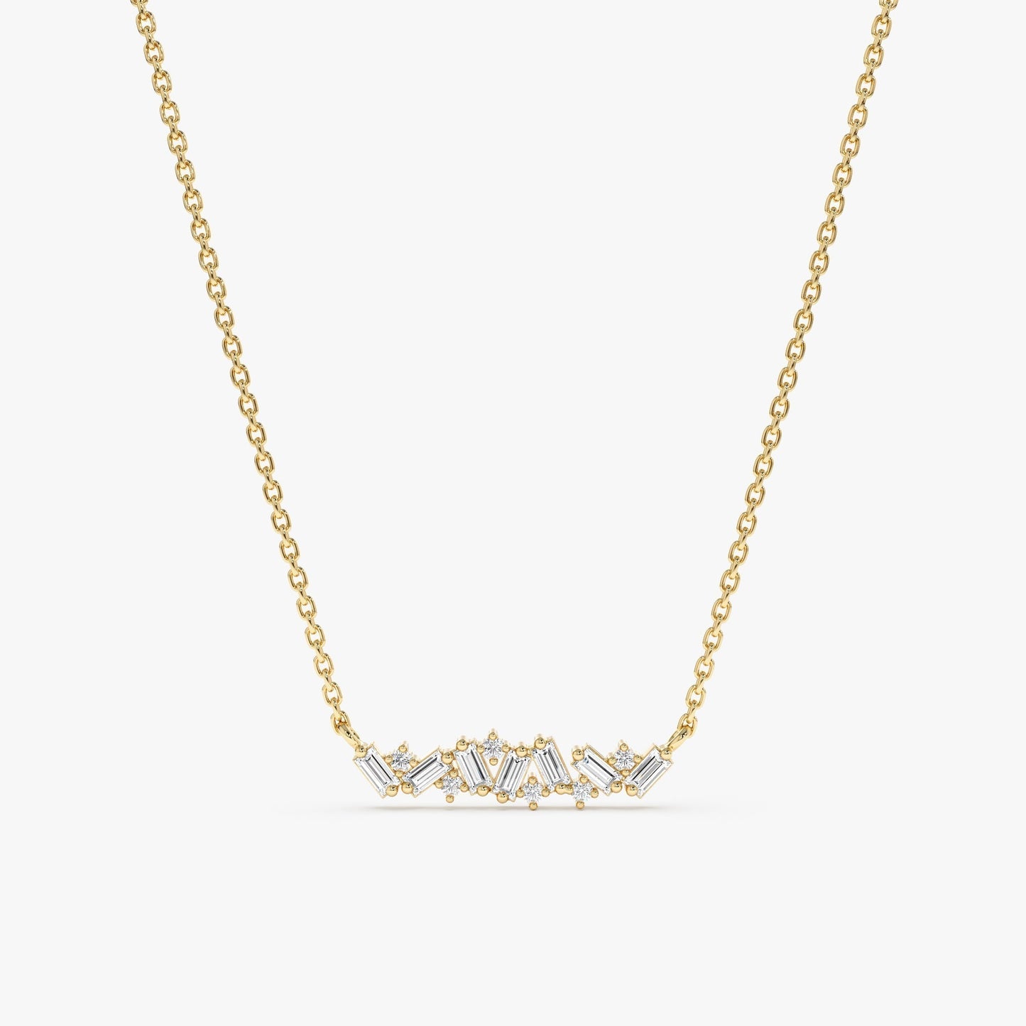 1.0 CT Round Bezel Solitaire Lab Grown Diamond Necklace