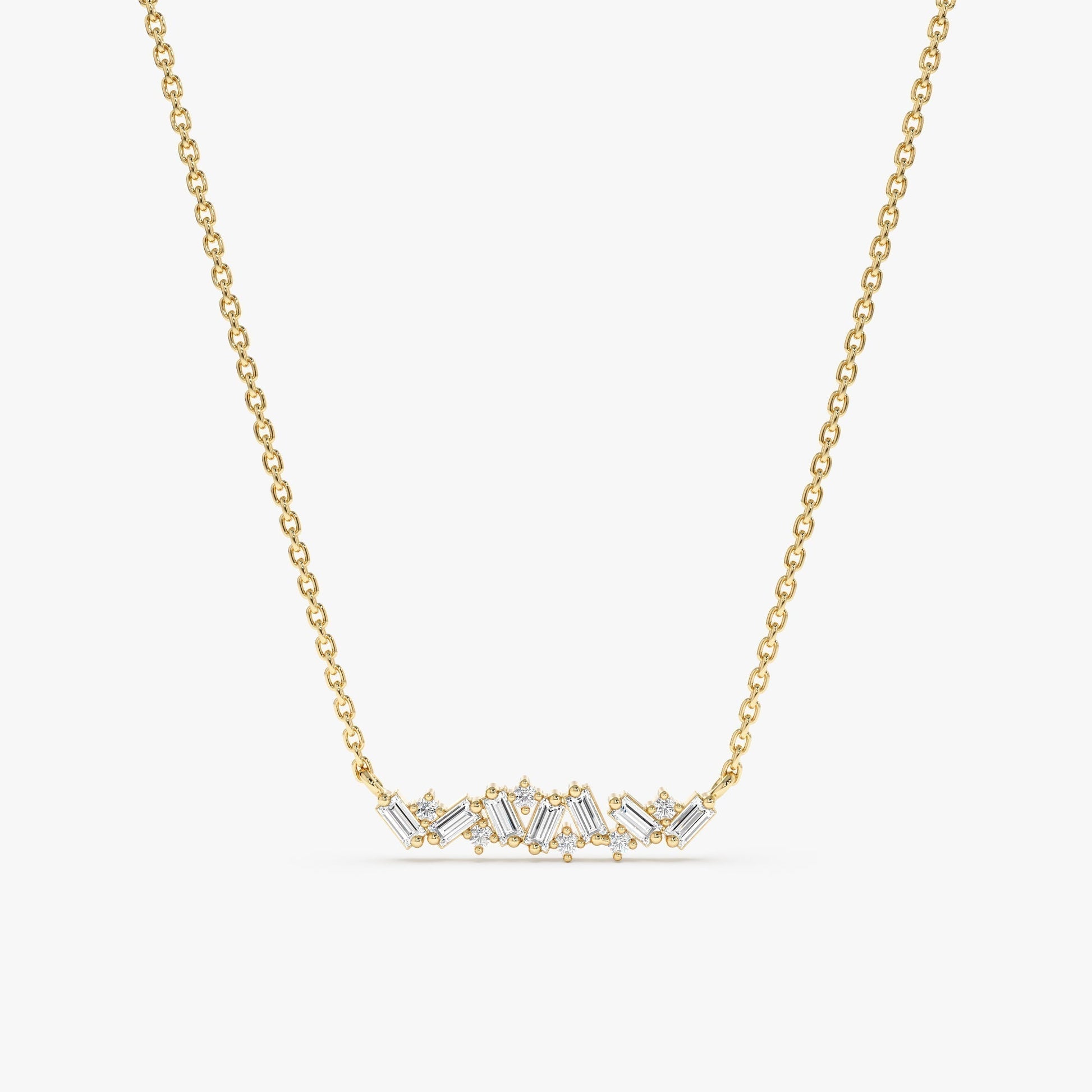 1.0 CT Round Bezel Solitaire Lab Grown Diamond Necklace