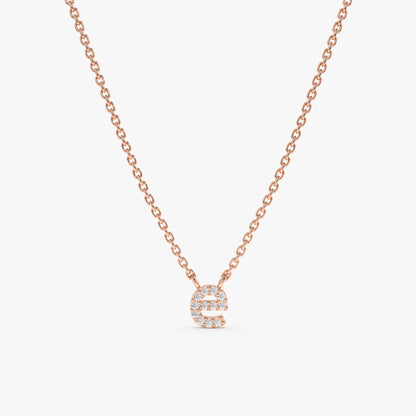 1.0 CT Round Bezel Solitaire Lab Grown Diamond Necklace