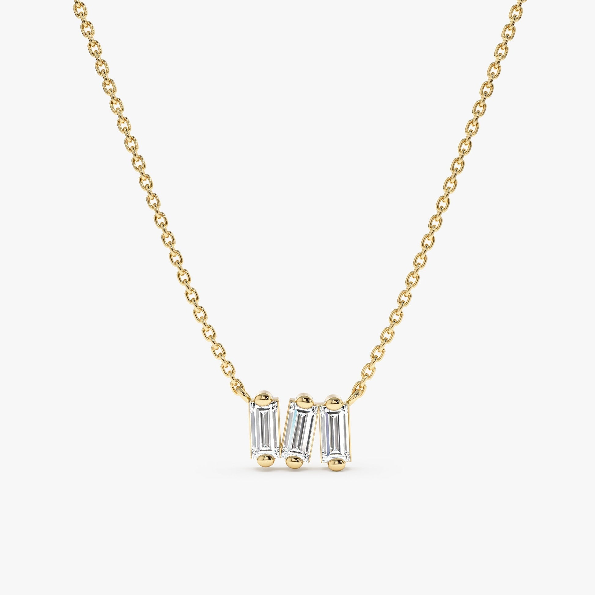 1.0 CT Round Bezel Solitaire Lab Grown Diamond Necklace