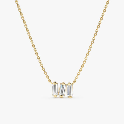 1.0 CT Round Bezel Solitaire Lab Grown Diamond Necklace