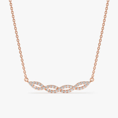 1.0 CT Round Bezel Solitaire Lab Grown Diamond Necklace
