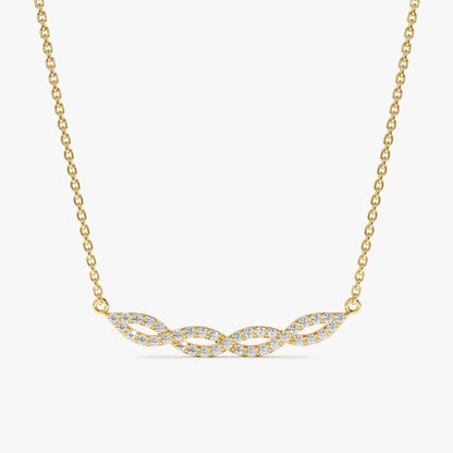 1.0 CT Round Bezel Solitaire Lab Grown Diamond Necklace