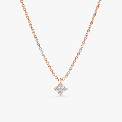 1.0 CT Round Bezel Solitaire Lab Grown Diamond Necklace