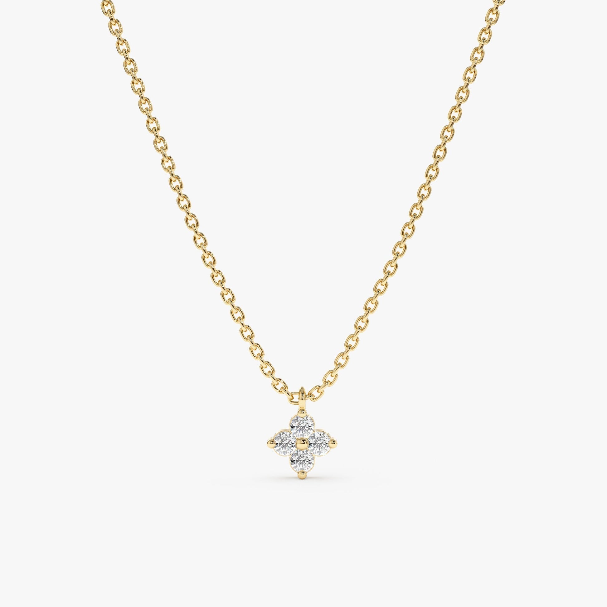 1.0 CT Round Bezel Solitaire Lab Grown Diamond Necklace