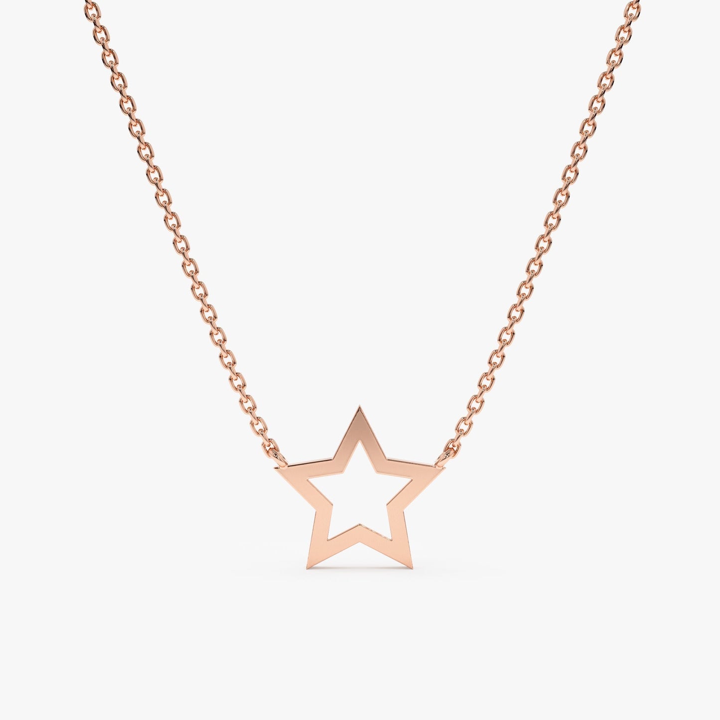 1.0 CT Round Bezel Solitaire Lab Grown Diamond Necklace