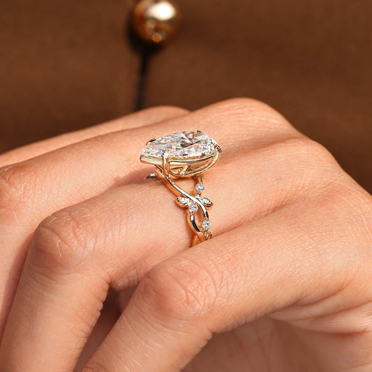 Cushion Hidden Halo Lab Grown Diamond Engagement Ring