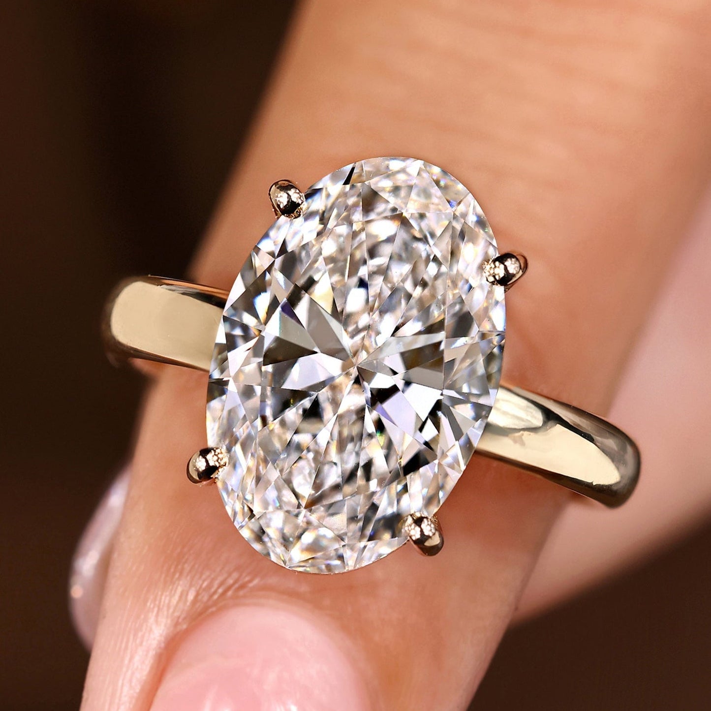 Cushion Hidden Halo Lab Grown Diamond Engagement Ring