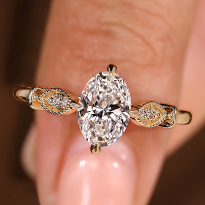 Cushion Hidden Halo Lab Grown Diamond Engagement Ring