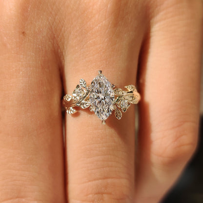 Cushion Hidden Halo Lab Grown Diamond Engagement Ring