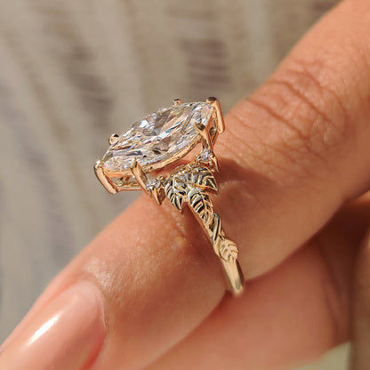 Cushion Hidden Halo Lab Grown Diamond Engagement Ring
