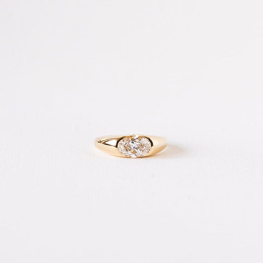 Cushion Hidden Halo Lab Grown Diamond Engagement Ring