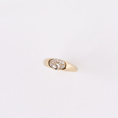 Cushion Hidden Halo Lab Grown Diamond Engagement Ring