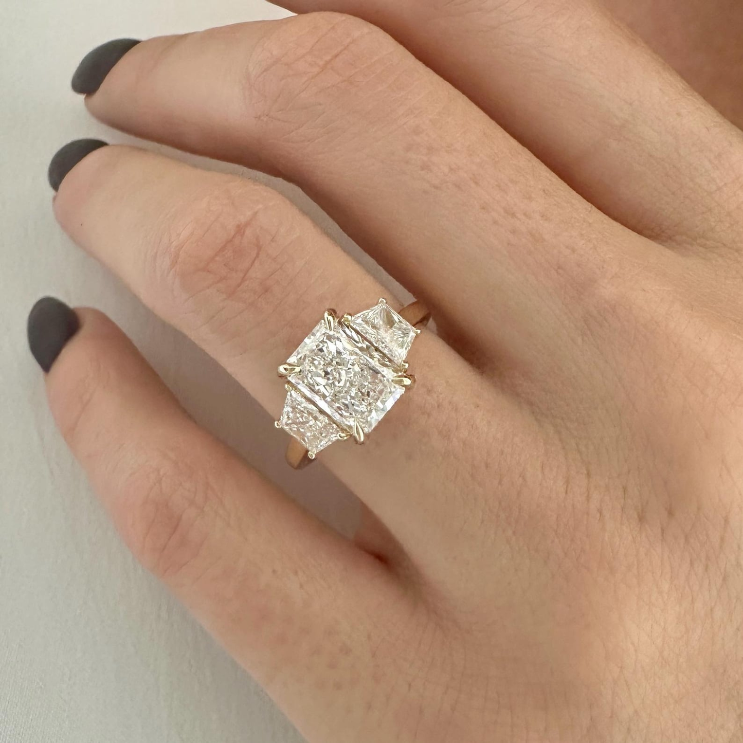 Round Halo, Pave & Split Shank Engagement Ring – 1.93 CT Lab Grown Diamond