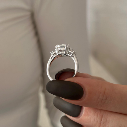 Round Halo, Pave & Split Shank Engagement Ring – 1.93 CT Lab Grown Diamond