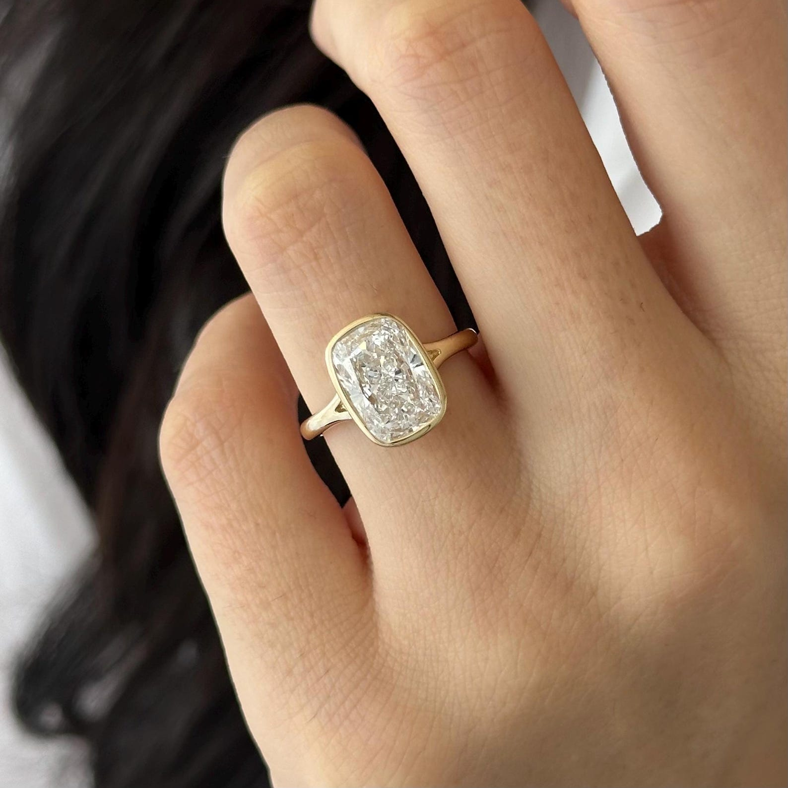 Round Halo, Pave & Split Shank Engagement Ring – 1.93 CT Lab Grown Diamond