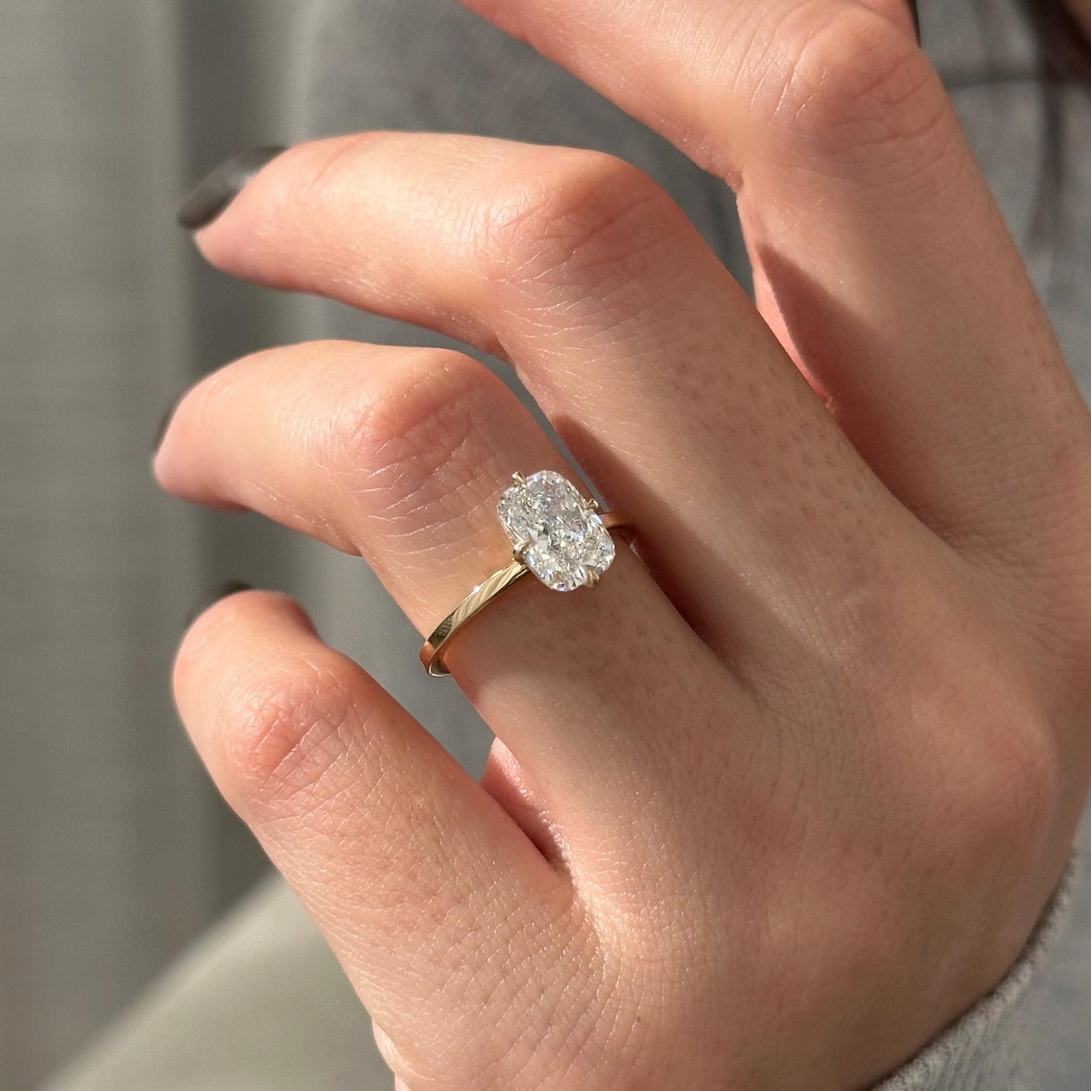 Round Halo, Pave & Split Shank Engagement Ring – 1.93 CT Lab Grown Diamond