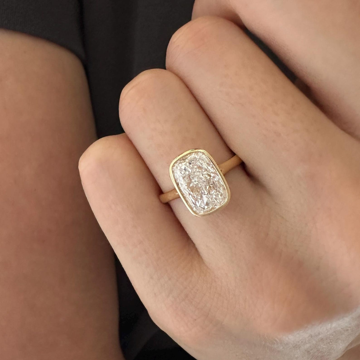 Round Halo, Pave & Split Shank Engagement Ring – 1.93 CT Lab Grown Diamond